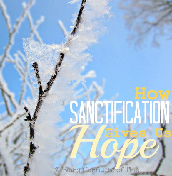 How-Sanctification-Gives-Us-Hope, sanctification, set-apart, identity in Christ, preach-the-gospel-to-yourself-series, gospel words,